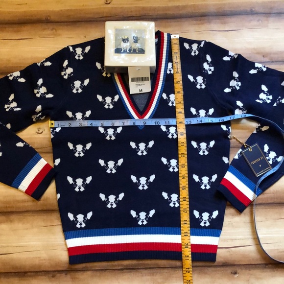 Forever 21 Boston Terrier/French Bulldog sweater - Picture 5 of 8